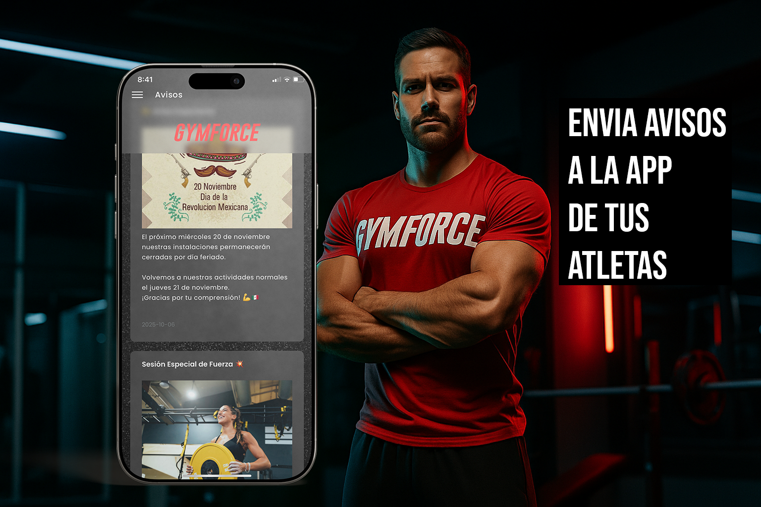 Adiós a los grupos de WhatsApp: comunica a tus atletas con avisos elegantes y segmentados desde tu app