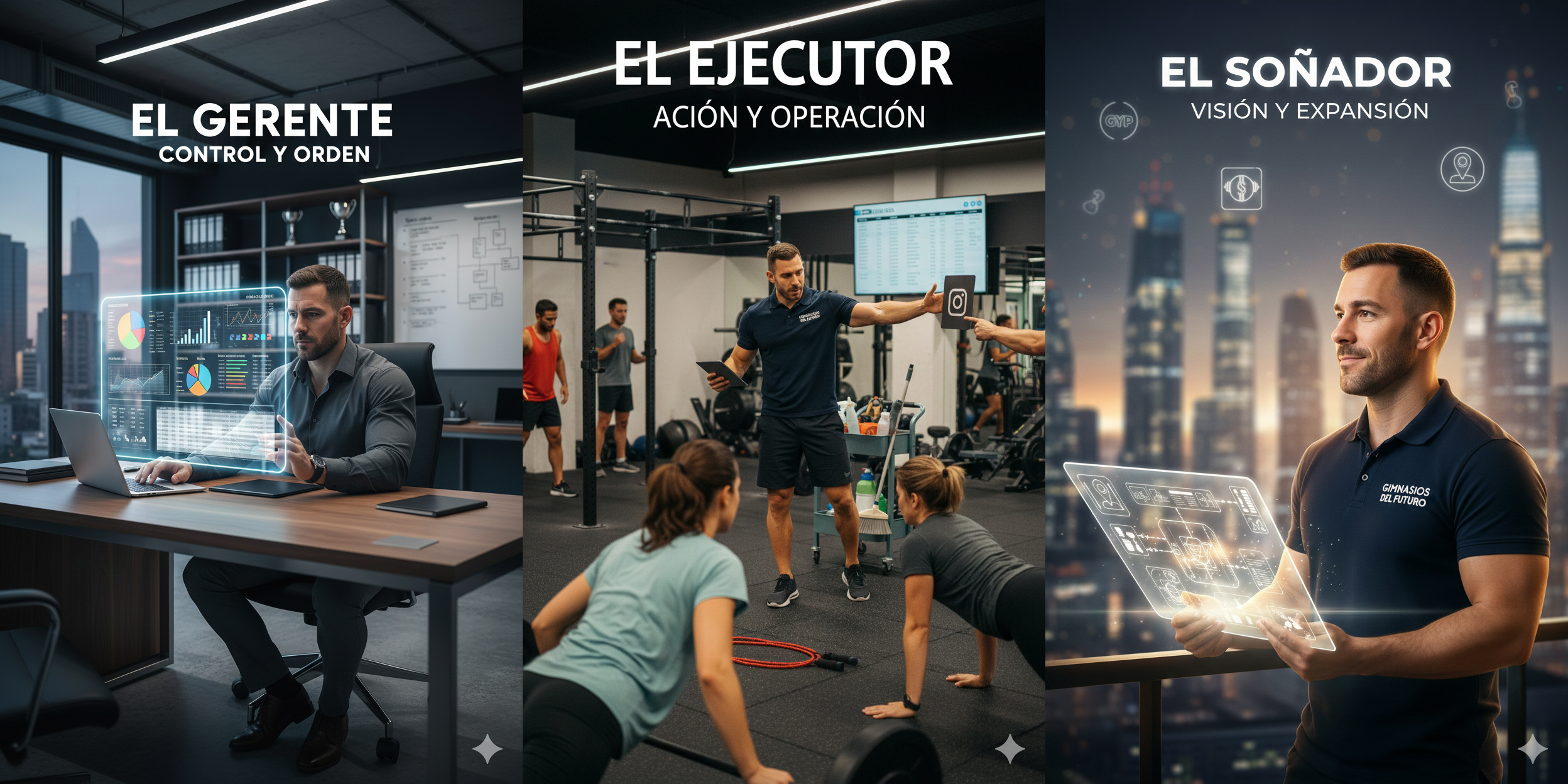 Los 3 roles que todo dueño de gimnasio debe dominar para administrar su gimnasio sin caos