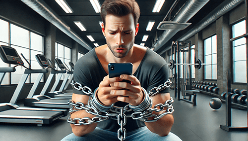 ¿Eres esclavo del WhatsApp en tu gimnasio?