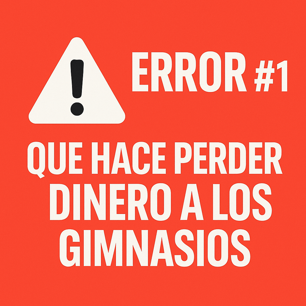 🚨 Error #1 que hace perder dinero a los gimnasios