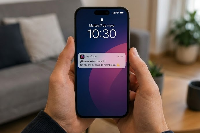 Cómo enviar avisos y notificaciones push a tus socios desde Gymforce (Guía paso a paso)