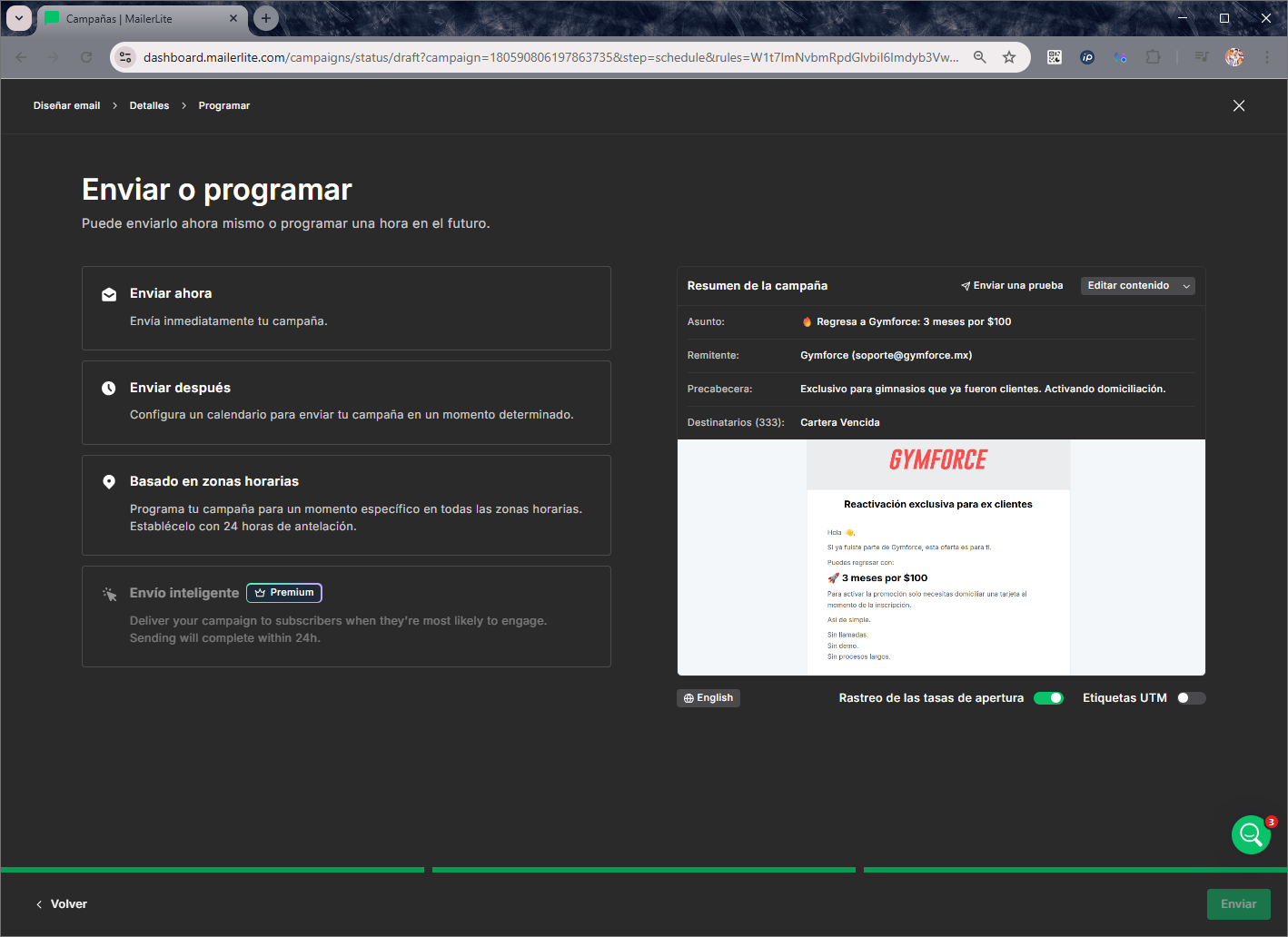 Cambia tu logo en MailerLite